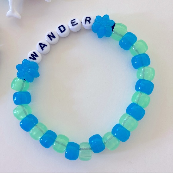 🌀 5/$25 🌀 Mermaid Rave Kandi Bracelets  | D10 - Picture 2 of 4